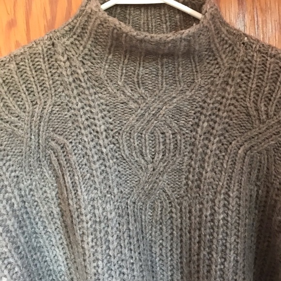 Aerie brown/gray knit sweater - Picture 3 of 4